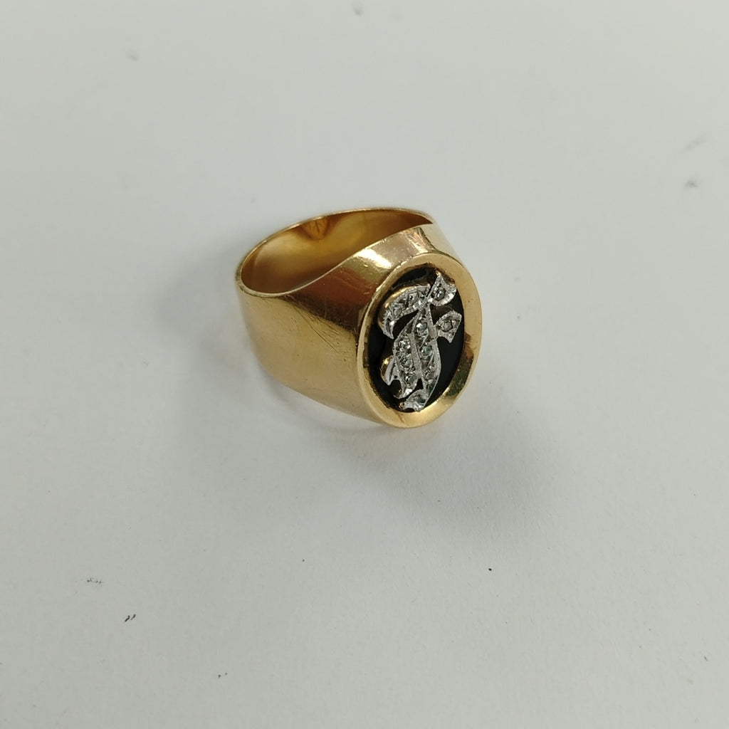 ANILLO ORO 18 K 11.9 GRMS (SEMINUEVO)