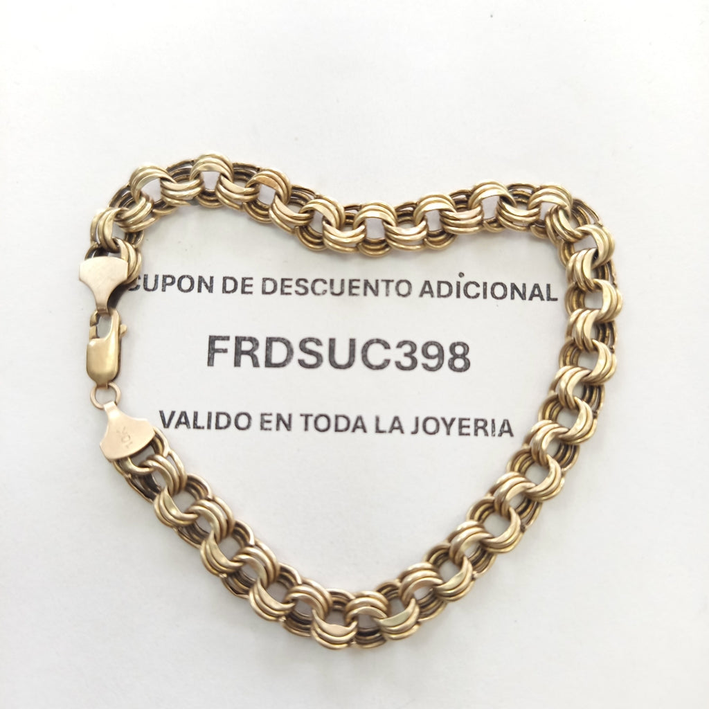 PULSERA ORO 10 K 6.8 GRMS (SEMINUEVO)