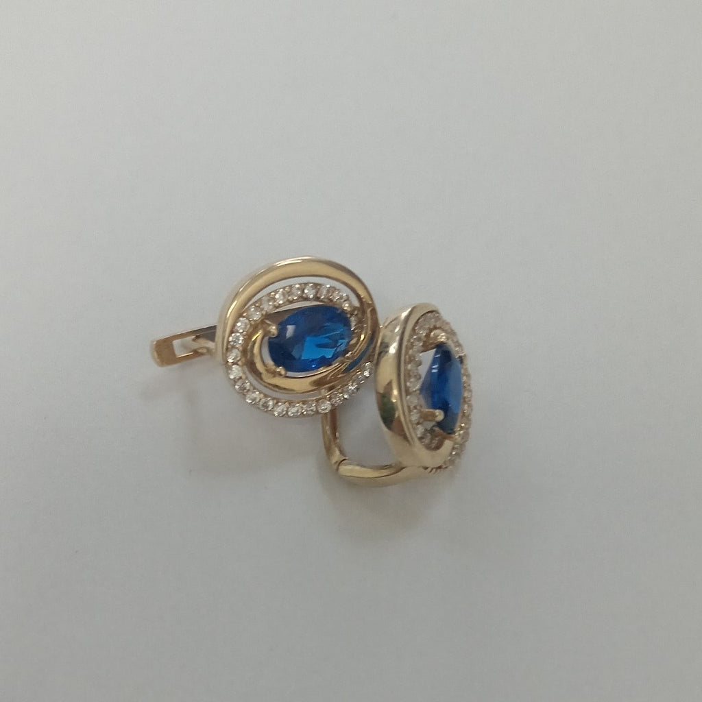 ARETES PAR ORO 14 K 3.3 GRMS (SEMINUEVO)