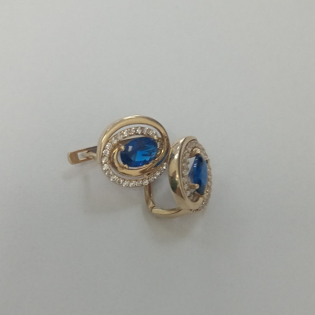 ARETES PAR ORO 14 K 3.3 GRMS (SEMINUEVO)