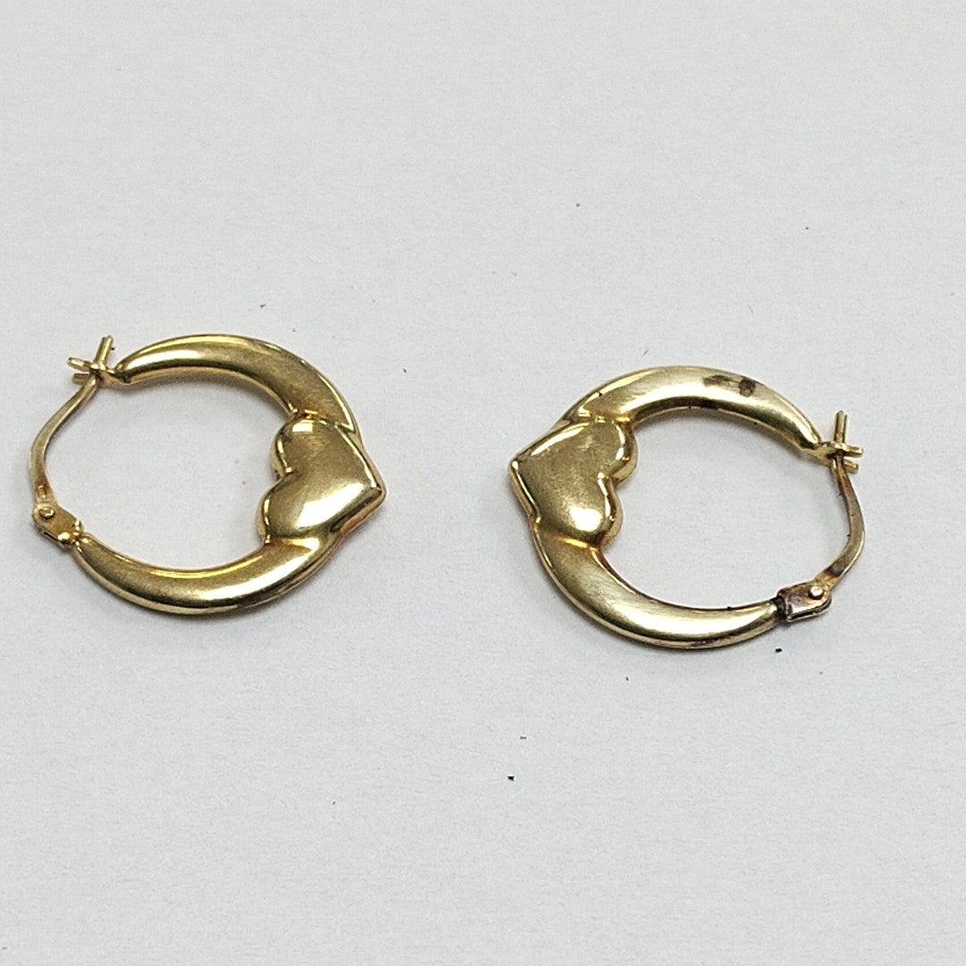 ARRACADAS PAR ORO 10 K 0.8 GRMS (SEMINUEVO)