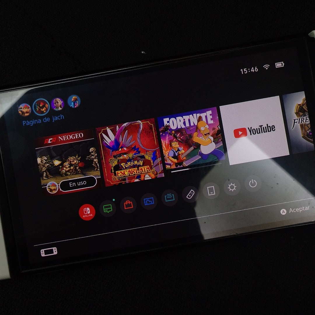 CONSOLA DE VIDEOJUEGO NINTENDO SWITCH OLED 64 GB (SEMINUEVO)