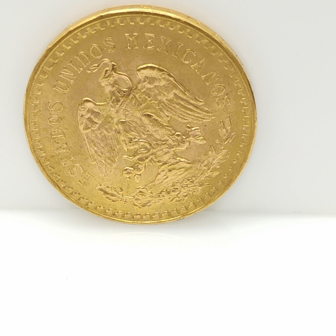 K1 41.6 GRMS 21 K IDENTIFICACIÓN MONEDA NOMINATIVA MONEDAS PESOS 50 PESOS (SEMINUEVO)