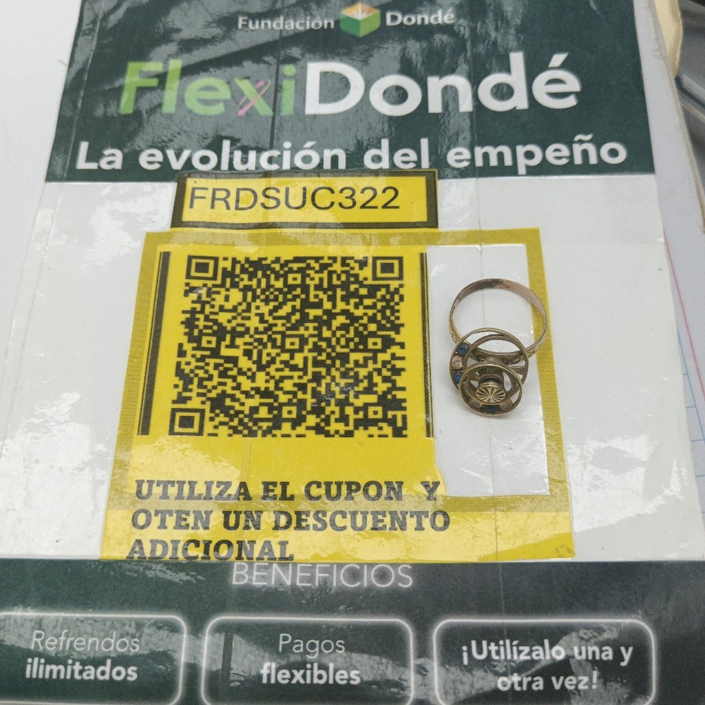 ANILLO ORO 8 K 3.6 GRMS (SEMINUEVO)