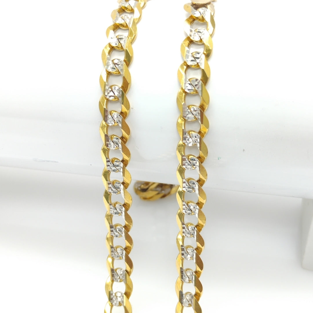CADENA ORO,RODIADO 10 K 37,00 GRMS (SEMINUEVO)