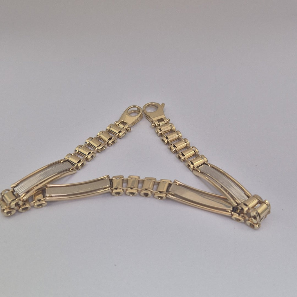 PULSERAS CABALLERO ORO 14K 11.2 (NUEVO)