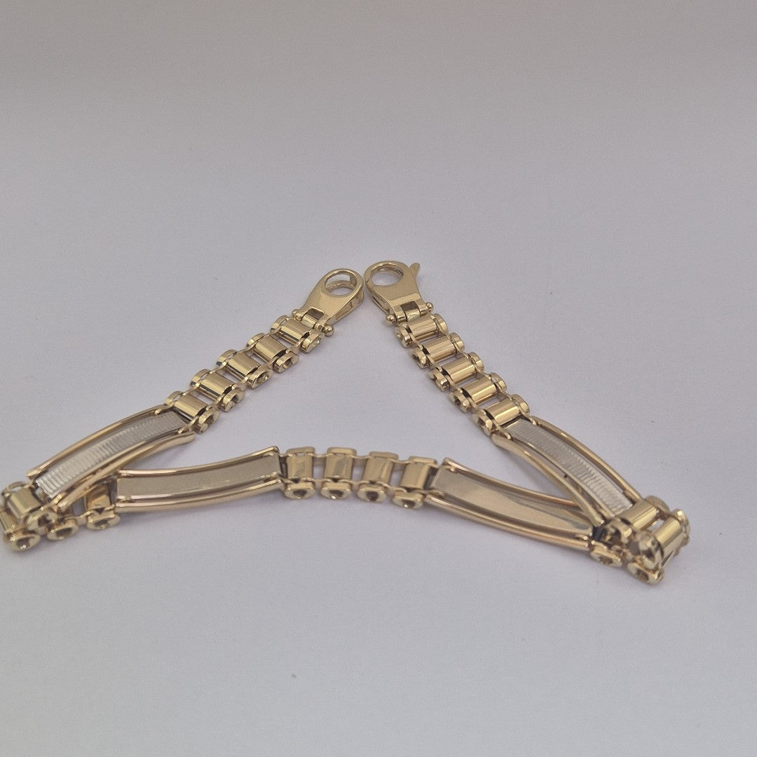 PULSERAS CABALLERO ORO 14K 11.2 (NUEVO)