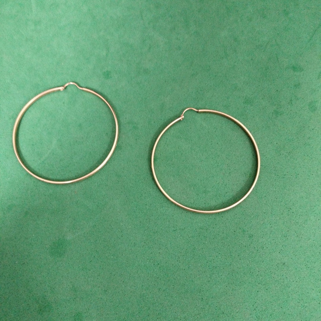 ARRACADAS PAR ORO 14 K 6.4 GRMS (SEMINUEVO)