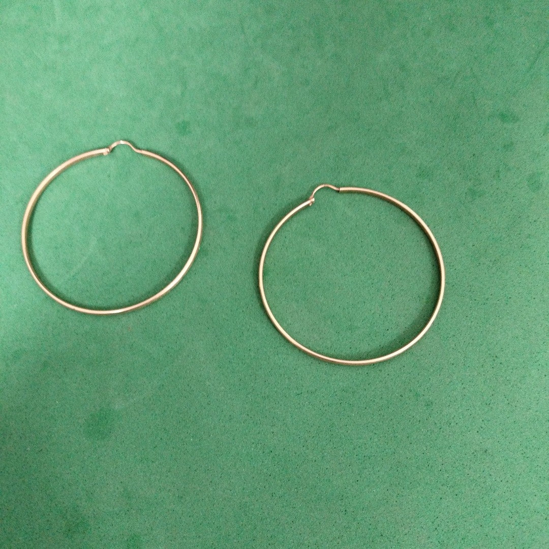 ARRACADAS PAR ORO 14 K 6.4 GRMS (SEMINUEVO)