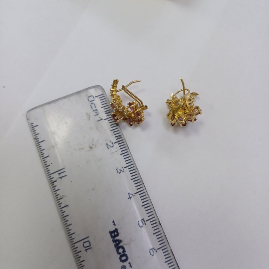 ARETES PAR ORO 14 K 5,60 GRMS (SEMINUEVO)