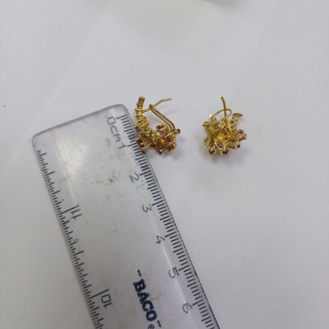 ARETES PAR ORO 14 K 5,60 GRMS (SEMINUEVO)