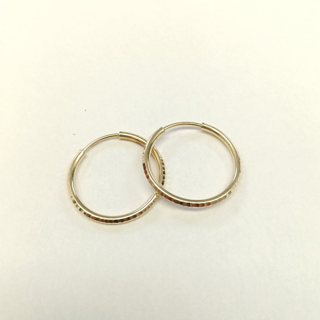 ARRACADAS PAR ORO 14 K 1.6 GRMS (SEMINUEVO)