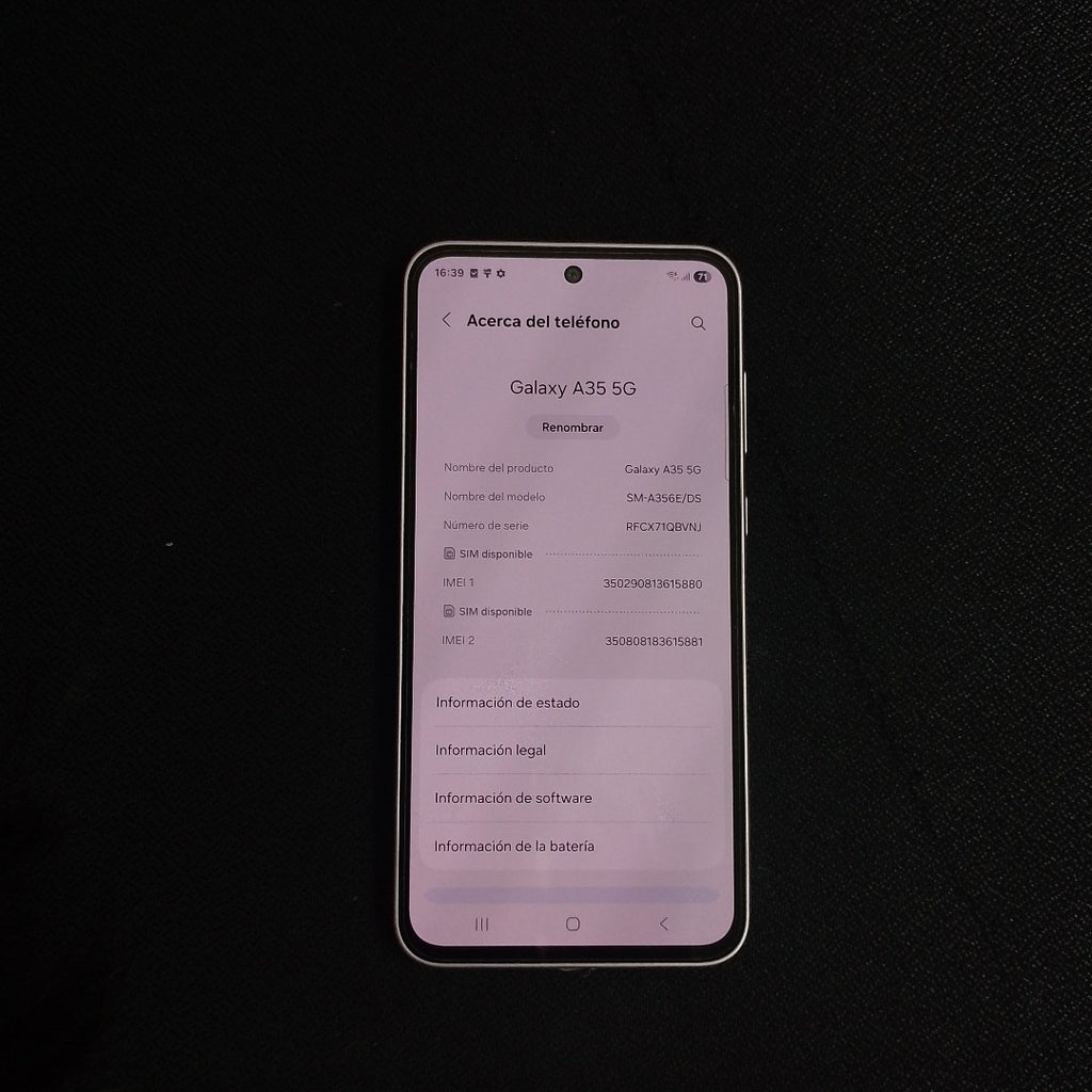 CELULAR SAMSUNG GALAXY A35 5G SM-A356E (2024) 128 GB 6 GB RAM