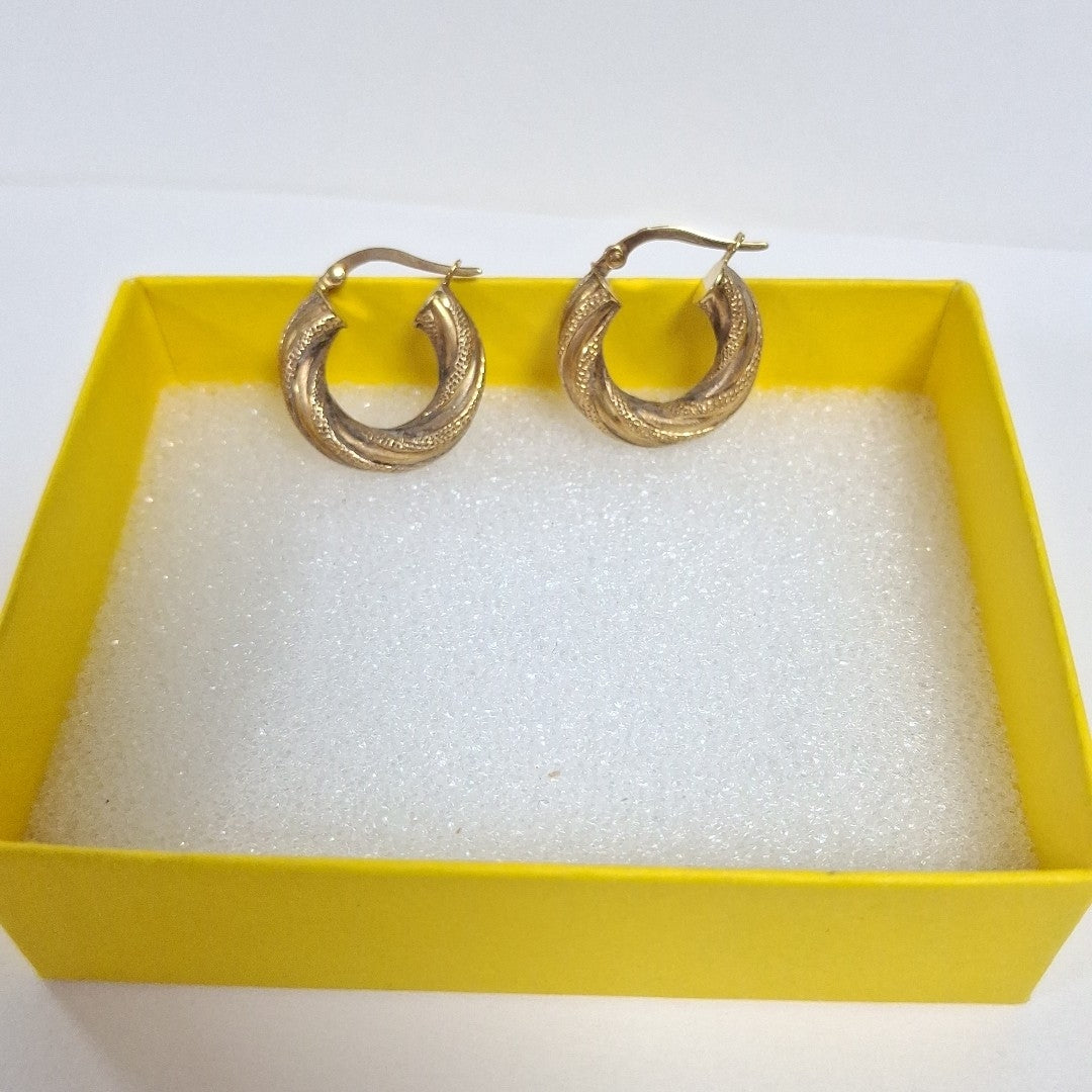 ARRACADAS PAR ORO 14 K 2,60 GRMS (SEMINUEVO)