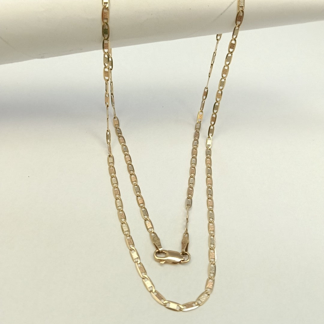 CADENA ORO,ORO COMBINADO 14 K 3,60 GRMS (SEMINUEVO)