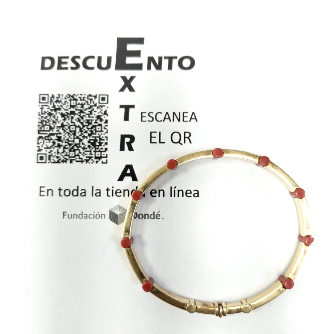 PULSERA RIGIDA ORO 14 K 10.1 GRMS (SEMINUEVO)
