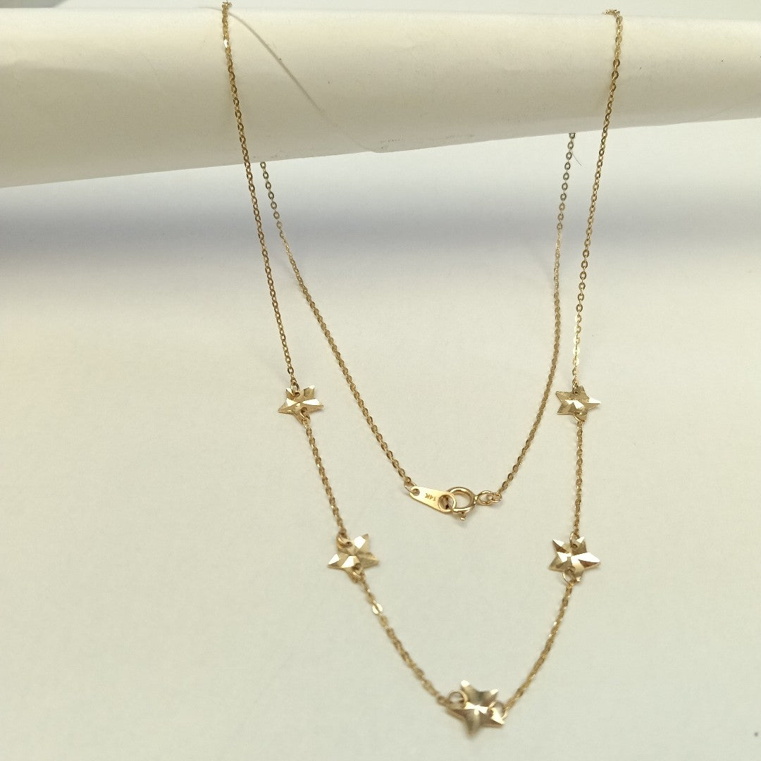 GARGANTILLA ORO 14 K 1,30 GRMS (SEMINUEVO)