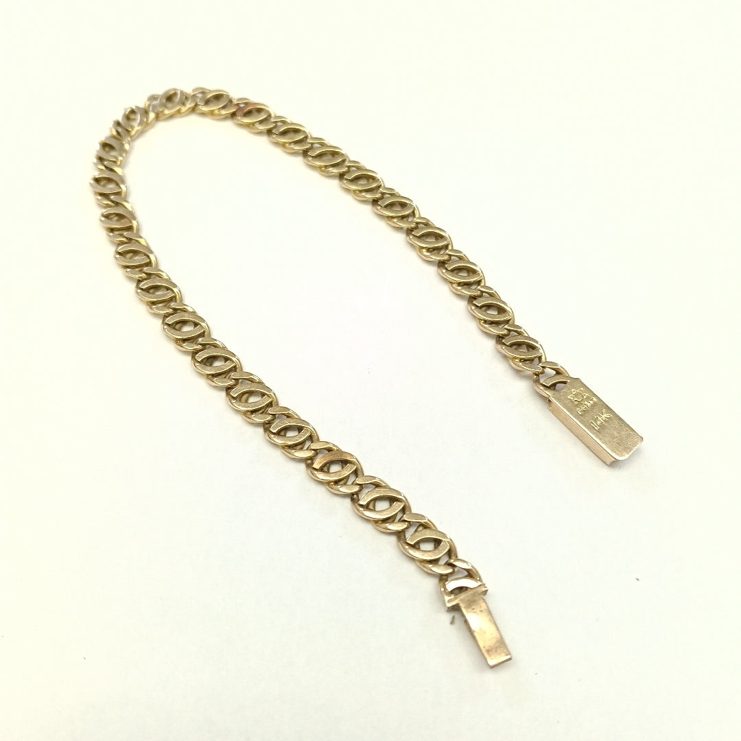 PULSERA ORO 14 K 12,40 GRMS (SEMINUEVO)