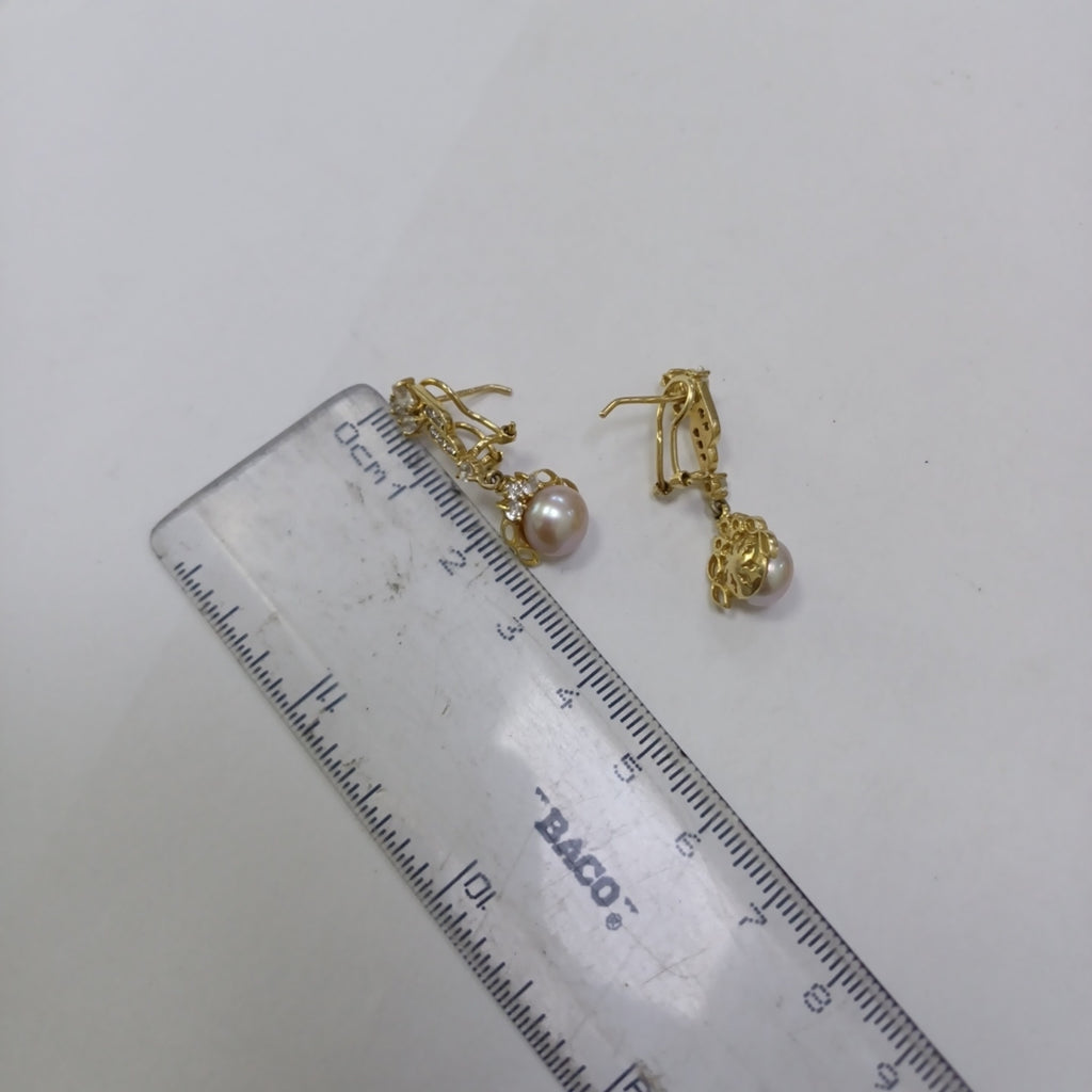 ARETES PAR ORO 14 K 5,20 GRMS (SEMINUEVO)