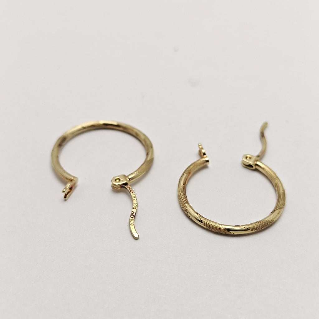 ARRACADAS PAR ORO 10 K 1.2 GRMS (SEMINUEVO)