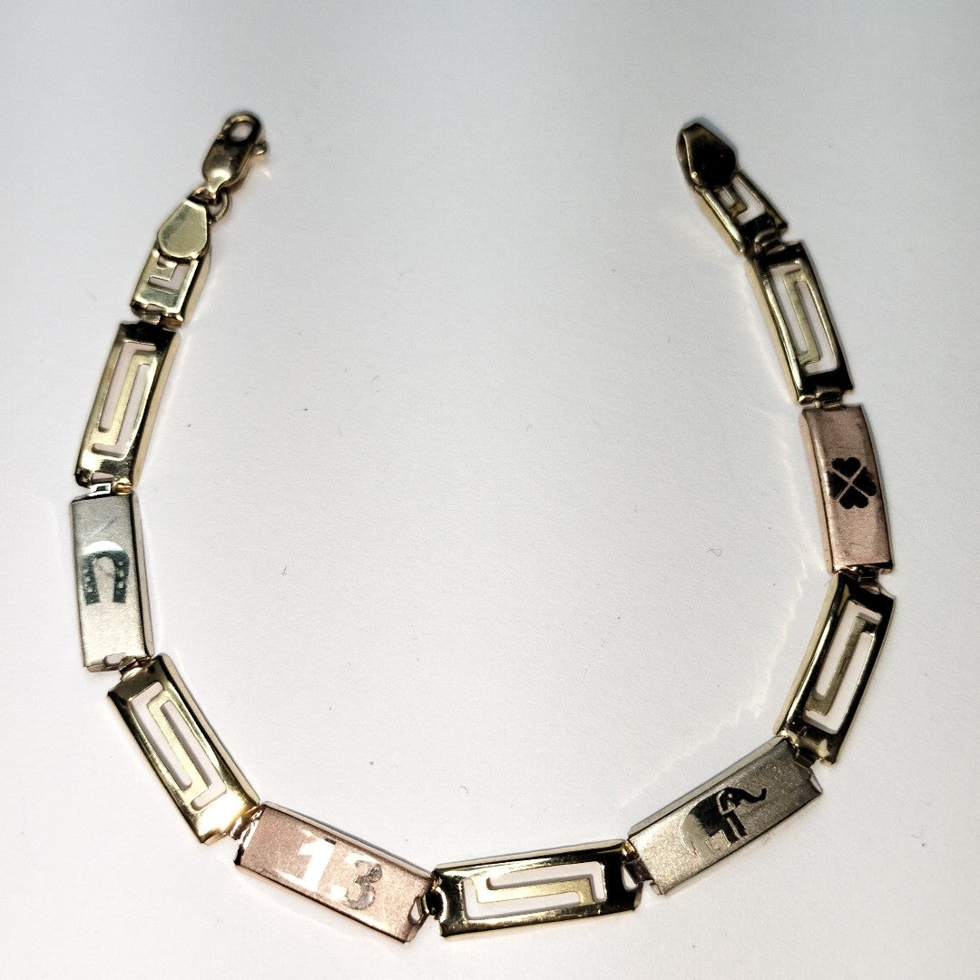PULSERA ORO 14 K 3.8 GRMS (SEMINUEVO)