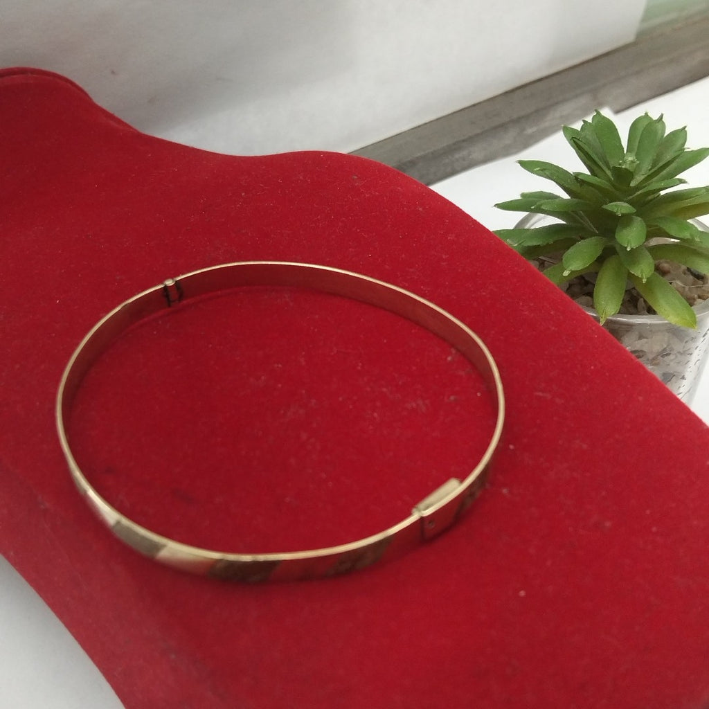 PULSERA RIGIDA ORO 8 K 9.4 GRMS (SEMINUEVO)