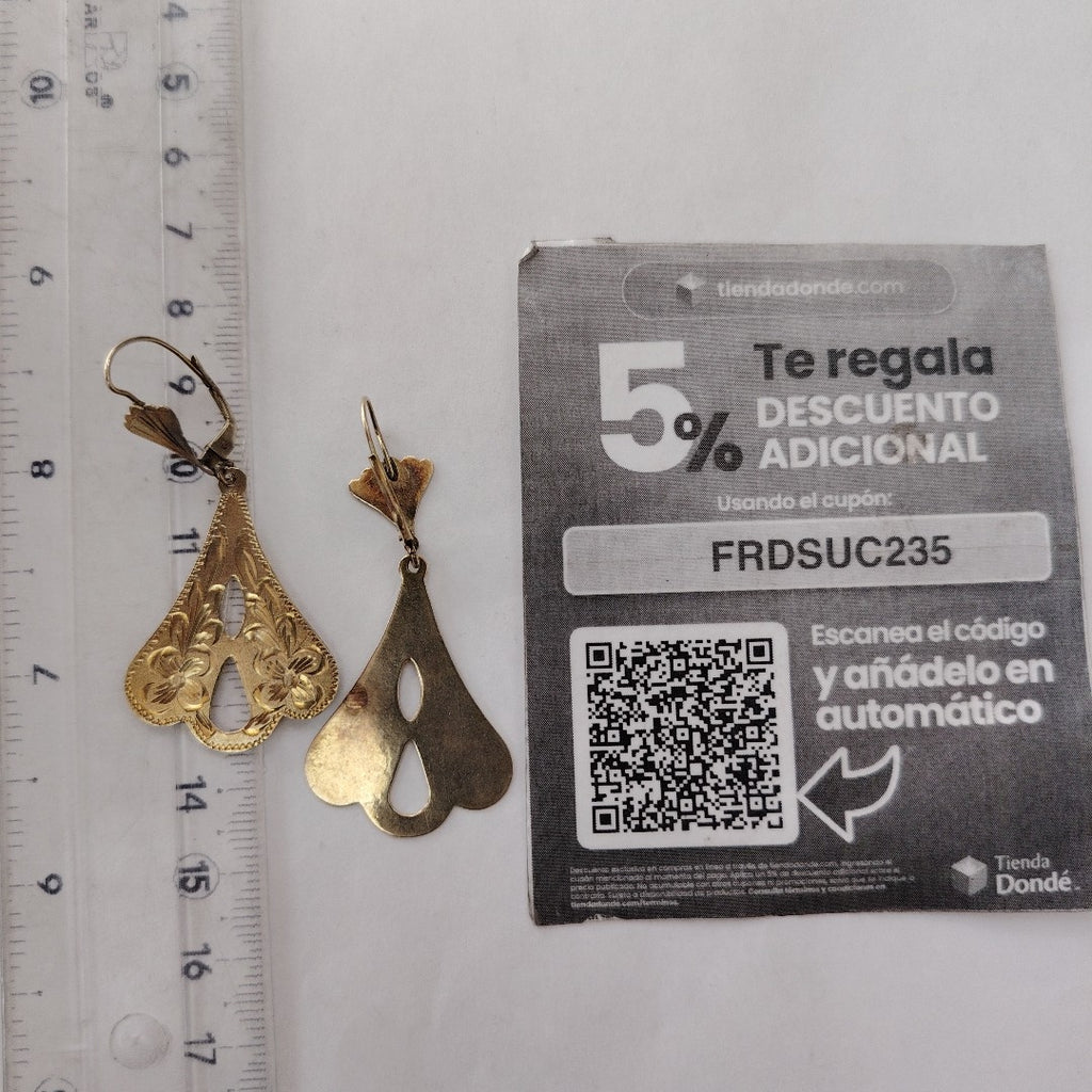 ARETES PAR ORO 8 K 3.8 GRMS (SEMINUEVO)