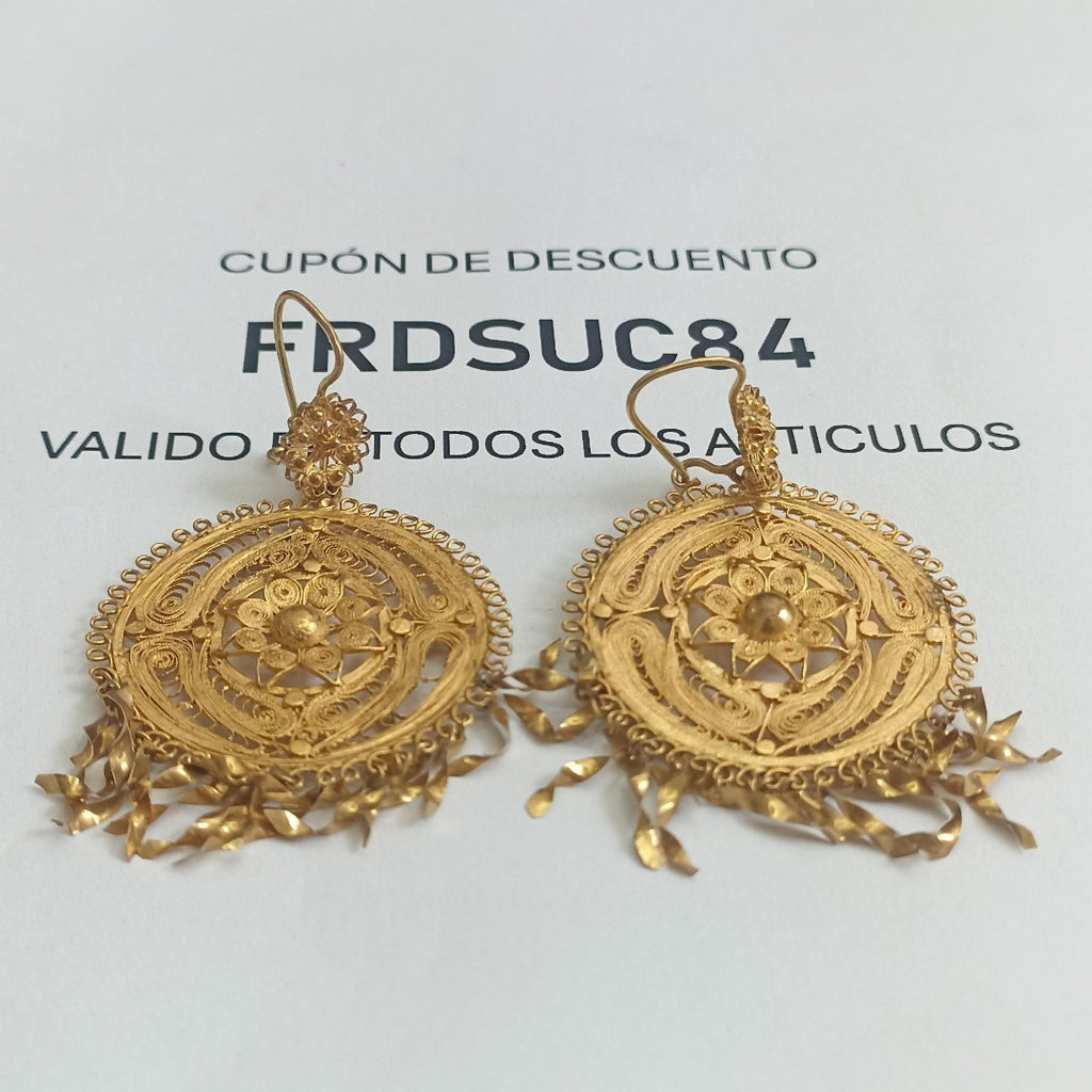 ARETES PAR ORO 10 K 11.5 GRMS (SEMINUEVO)