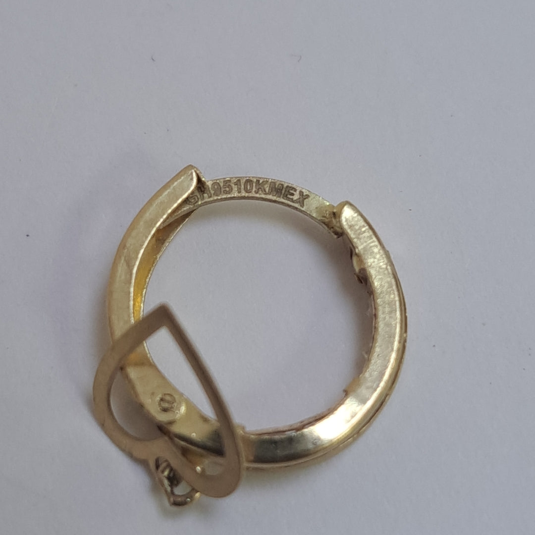 ARRACADAS PAR ORO 10 K 1,20 GRMS (SEMINUEVO)