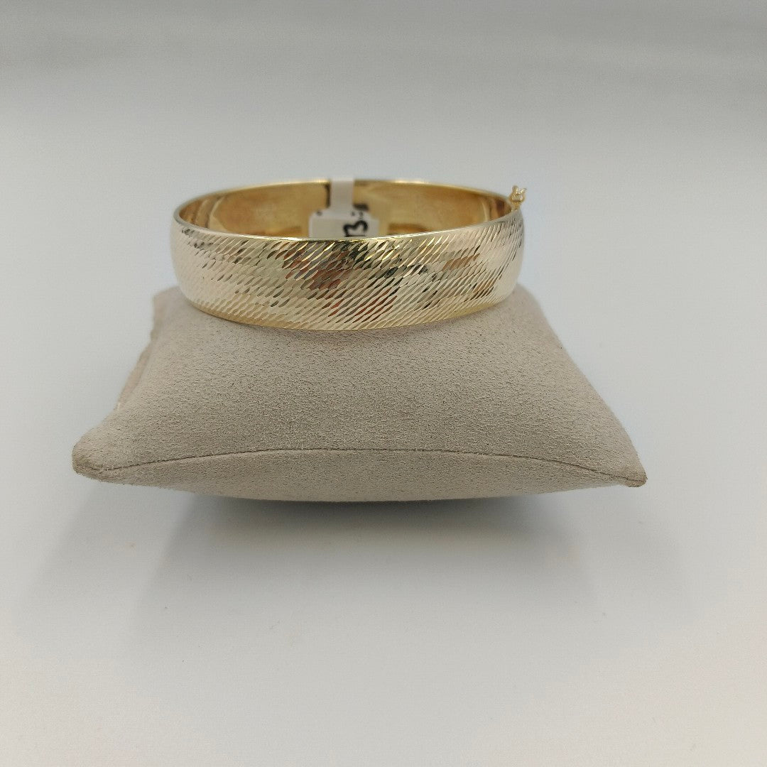 PULSERA RIGIDA ORO 14 K 10,90 GRMS (SEMINUEVO)