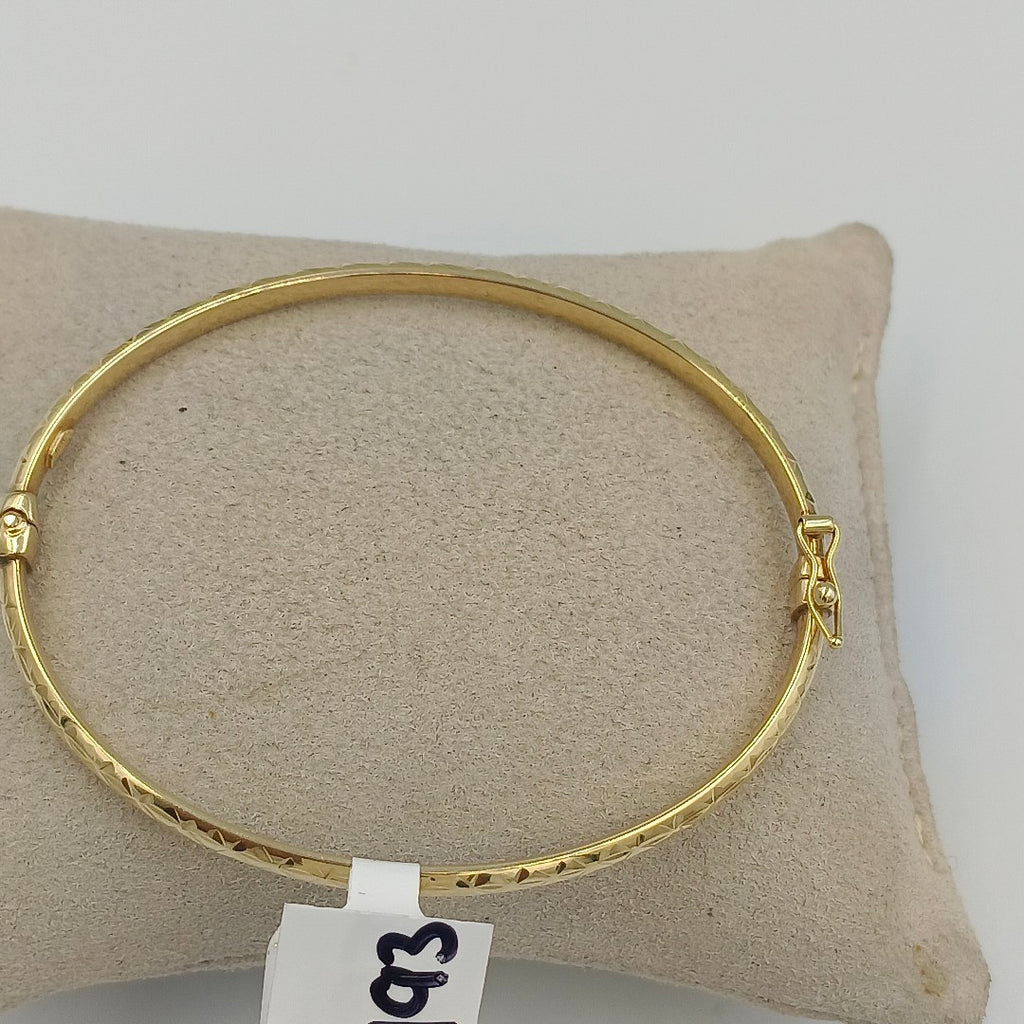 PULSERA RIGIDA ORO 14 K 4,10 GRMS (SEMINUEVO)