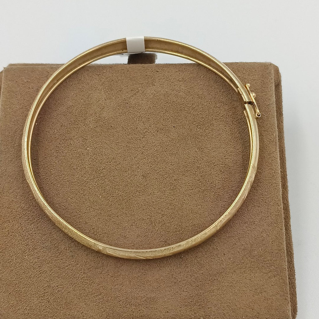PULSERA RIGIDA ORO 14 K 5,50 GRMS (SEMINUEVO)