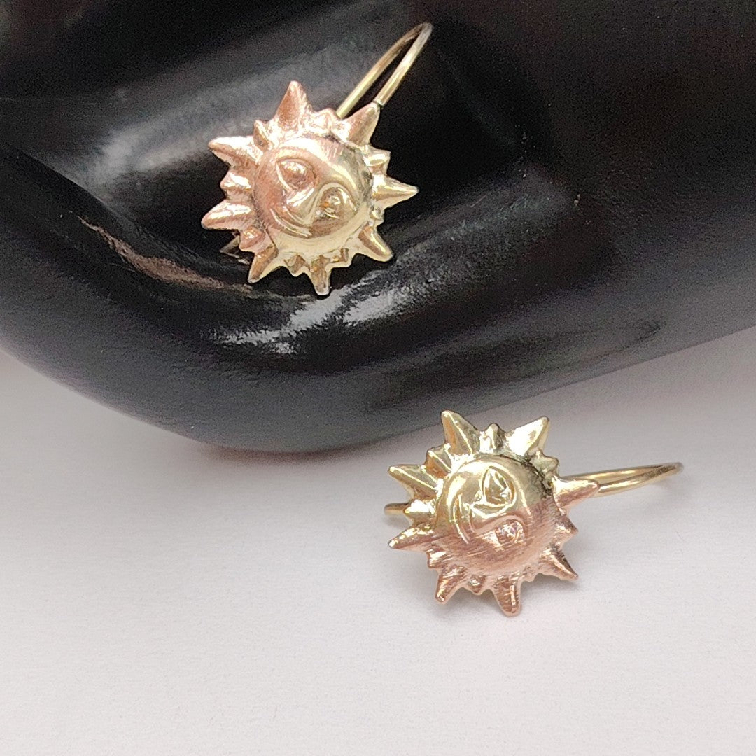 ARETES PAR ORO 10 K 1,00 GRMS (SEMINUEVO)