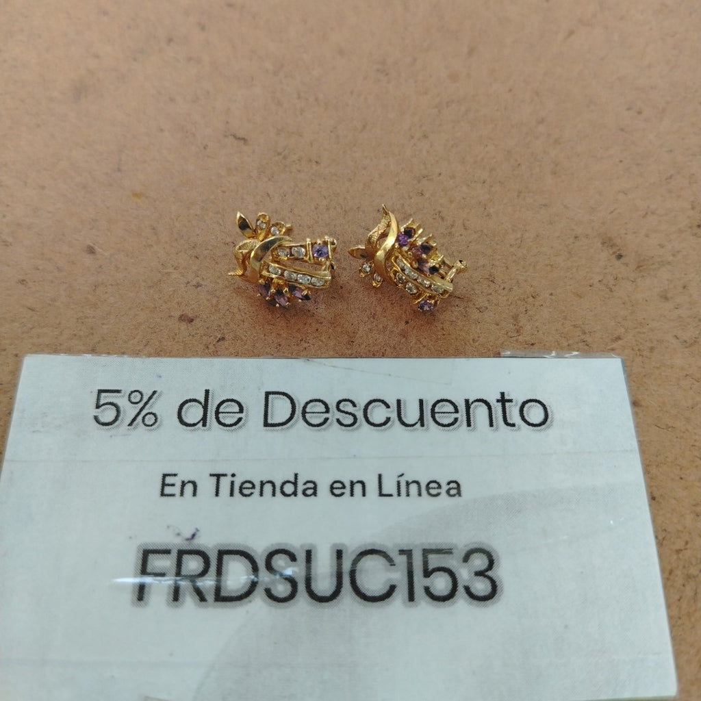 ARETES PAR ORO 14 K 4,40 GRMS (SEMINUEVO)