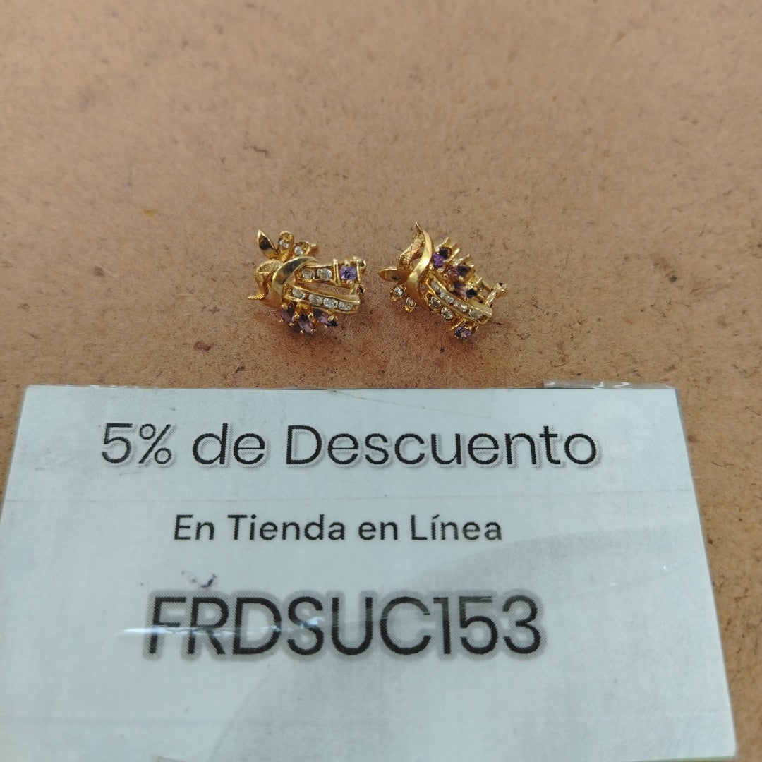 ARETES PAR ORO 14 K 4,40 GRMS (SEMINUEVO)