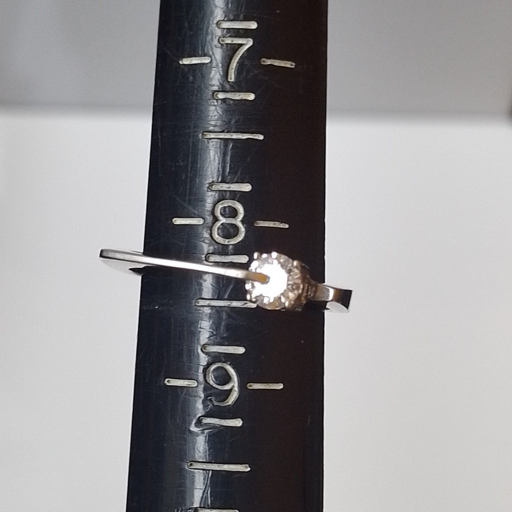 ANILLITO ORO BLANCO 14 K 3.5 GRMS (SEMINUEVO)