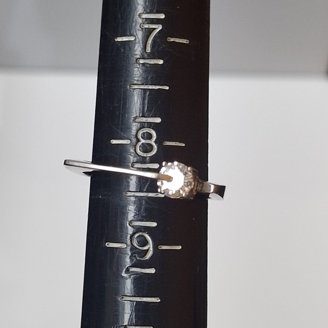 ANILLITO ORO BLANCO 14 K 3.5 GRMS (SEMINUEVO)