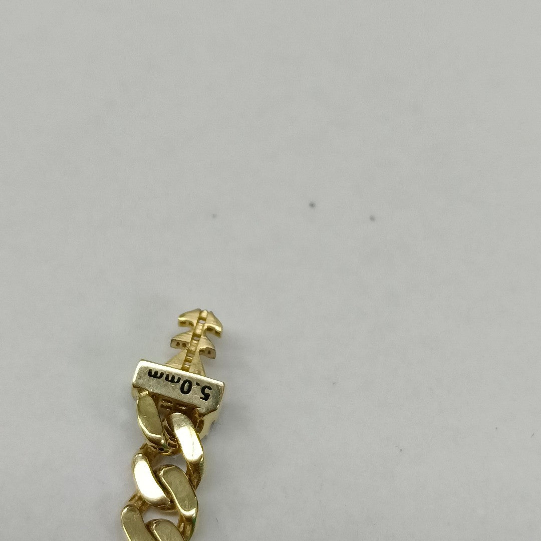PULSERA CABALLERO MONACO ORO 14K 6 (NUEVO)