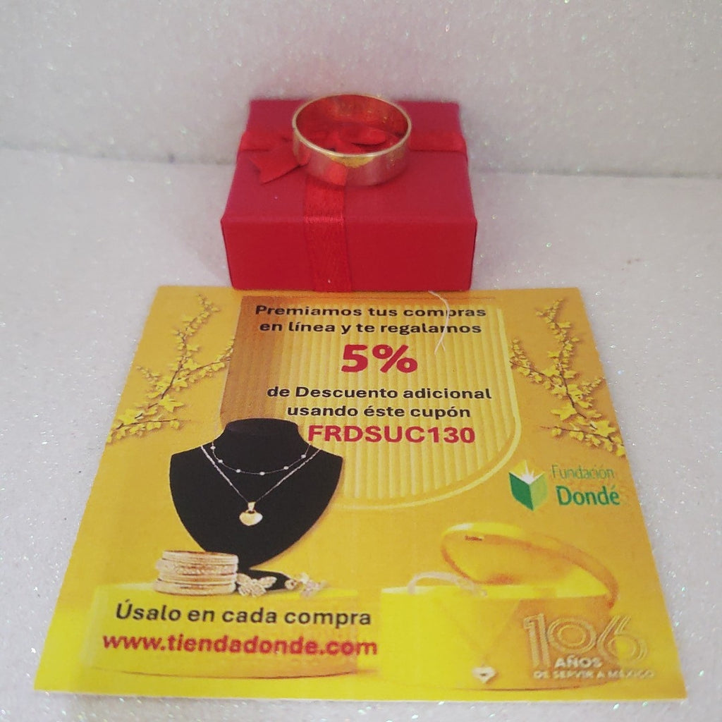 ARGOLLA ORO 14 K 2.7 GRMS (SEMINUEVO)