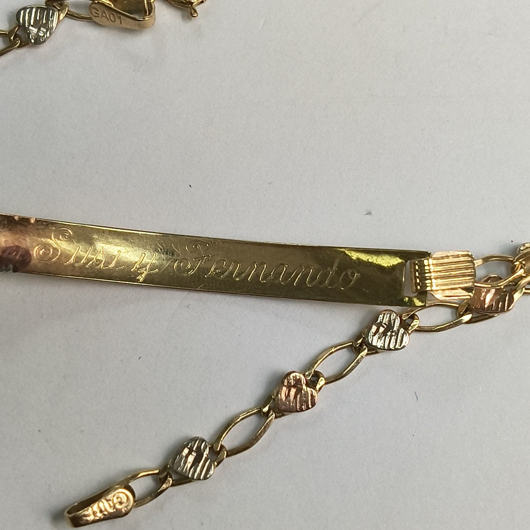 ESCLAVA ORO 10 K 3.3 GRMS (SEMINUEVO)
