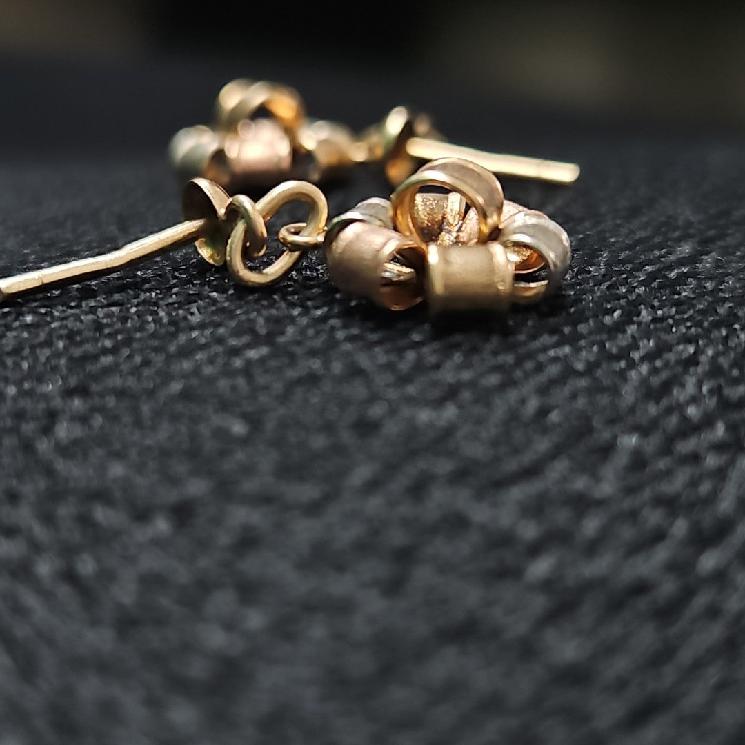 ARETES PAR ORO 10 K 1,60 GRMS (SEMINUEVO)