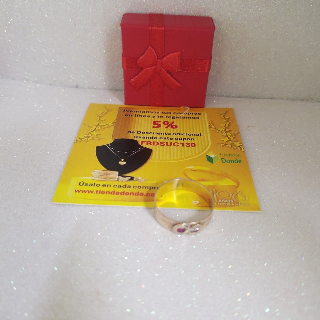 ANILLO ORO 10 K 2.4 GRMS (SEMINUEVO)