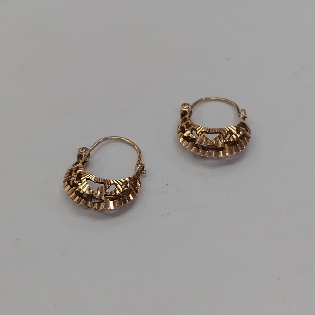 ARRACADAS PAR ORO 10 K 1 GRMS (SEMINUEVO)