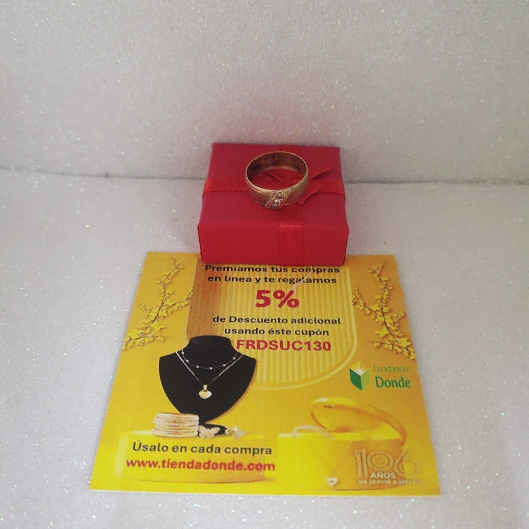 ARGOLLA ORO 10 K 1.6 GRMS (SEMINUEVO)