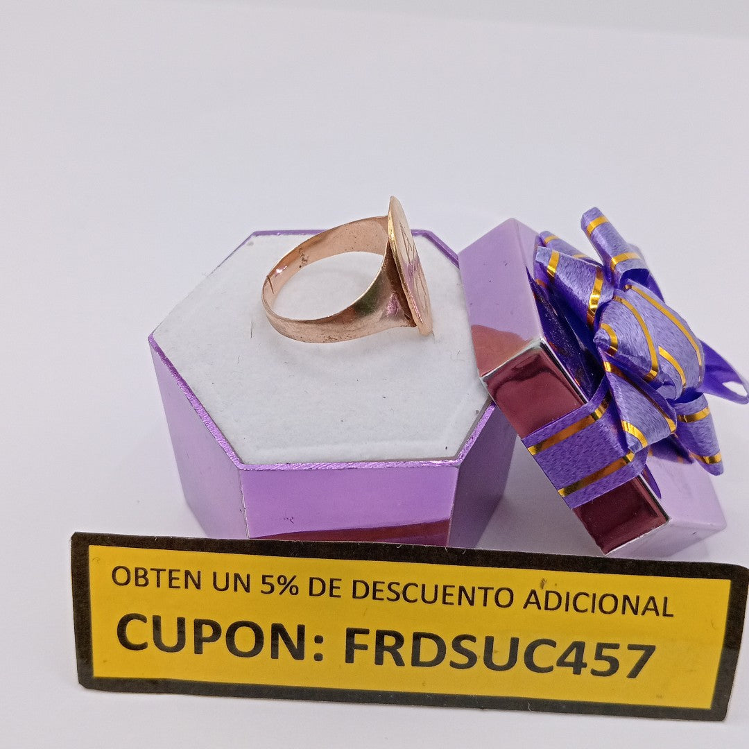 ANILLO ORO 10 K 5 GRMS (SEMINUEVO)