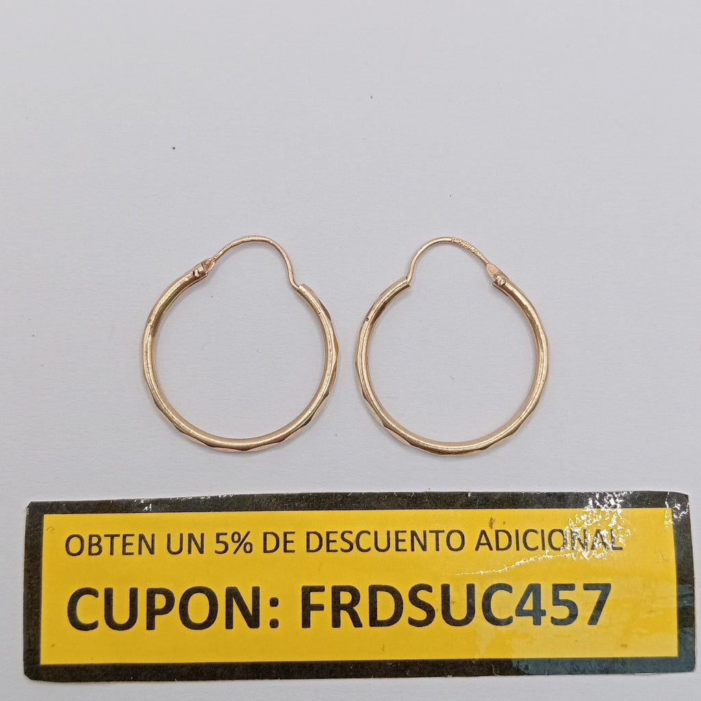 ARRACADAS PAR ORO 10 K 1.7 GRMS (SEMINUEVO)