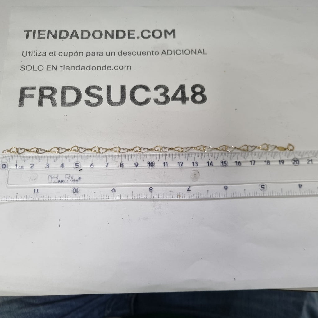 PULSERA ORO 14 K 2 GRMS (SEMINUEVO)