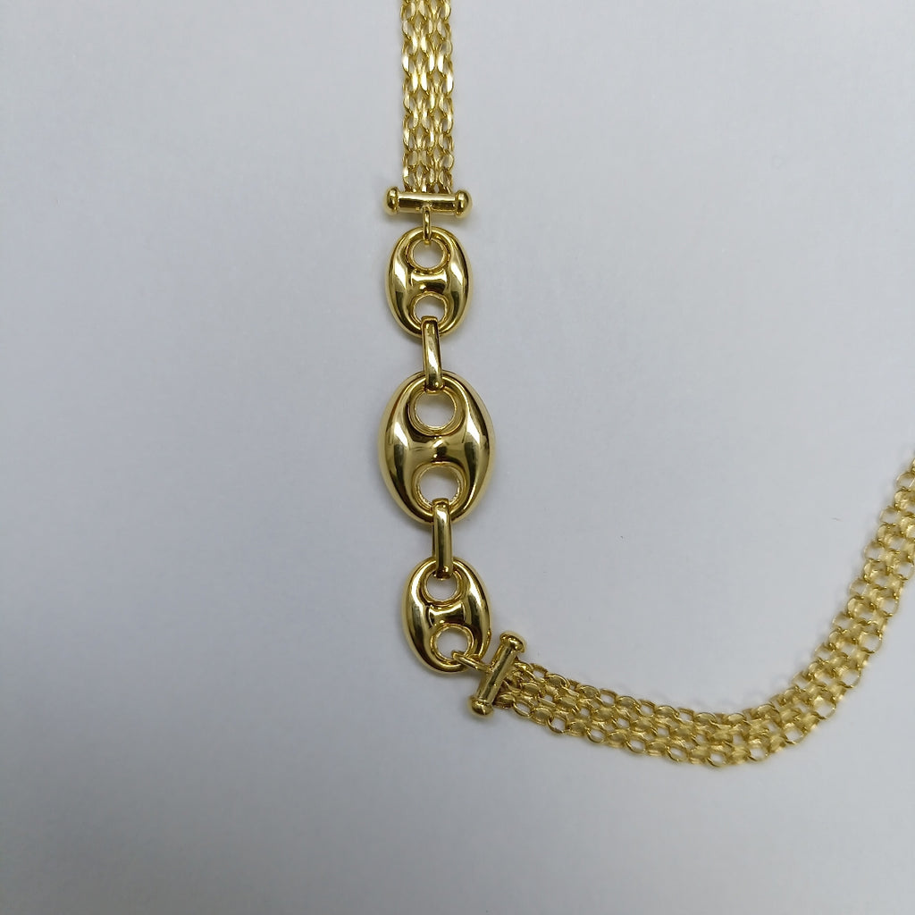 PULSERAS DAMA ORO 14K 3.4 (NUEVO)