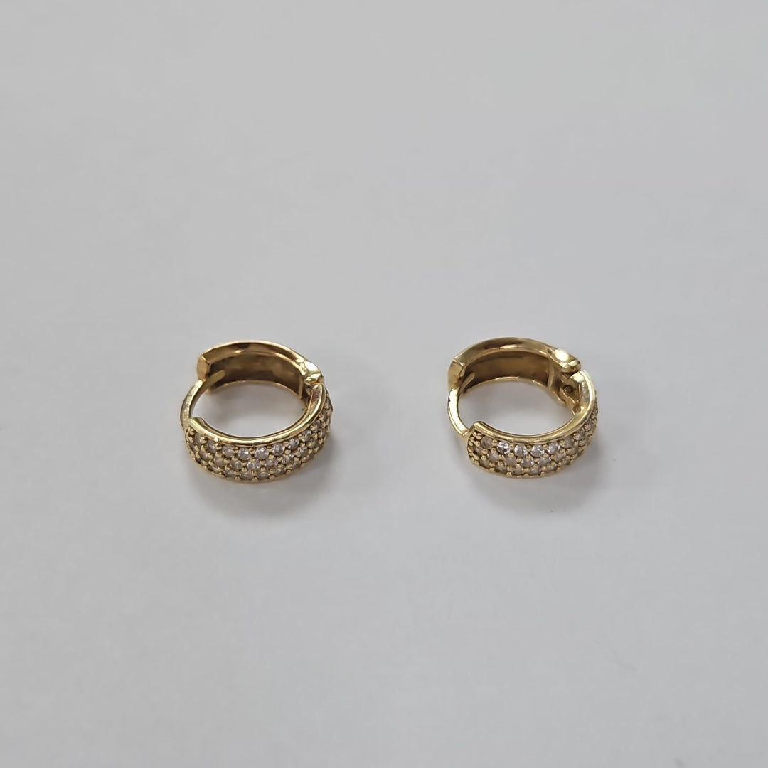 ARRACADAS PAR ORO 14 K 2.2 GRMS (SEMINUEVO)