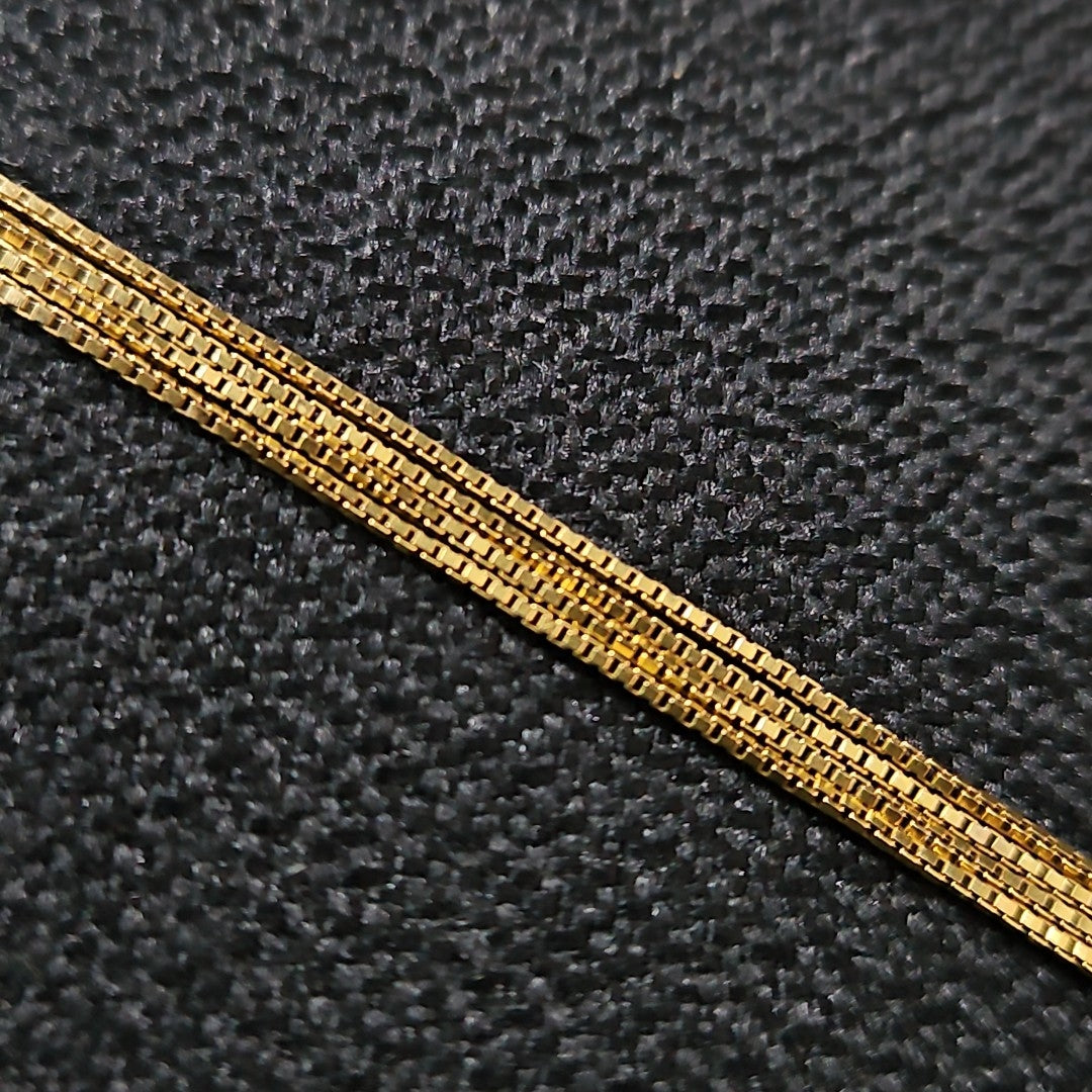 GARGANTILLA ORO COMBINADO 10 K 2,70 GRMS (SEMINUEVO)